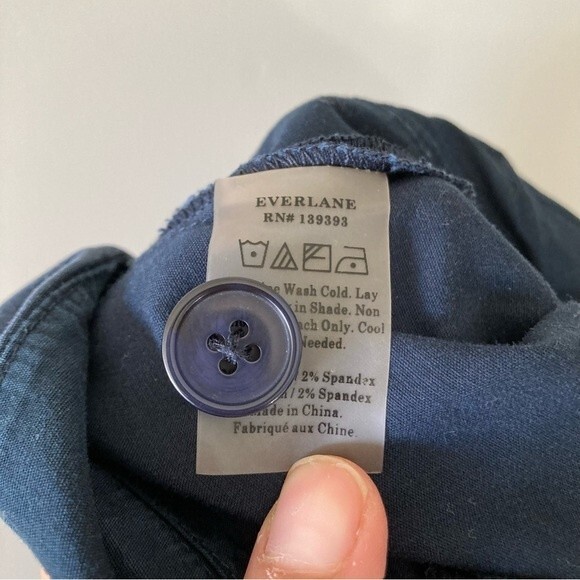 EVERLANE Navy‎ The Pleated Shorts 2 - Picture 5 of 5